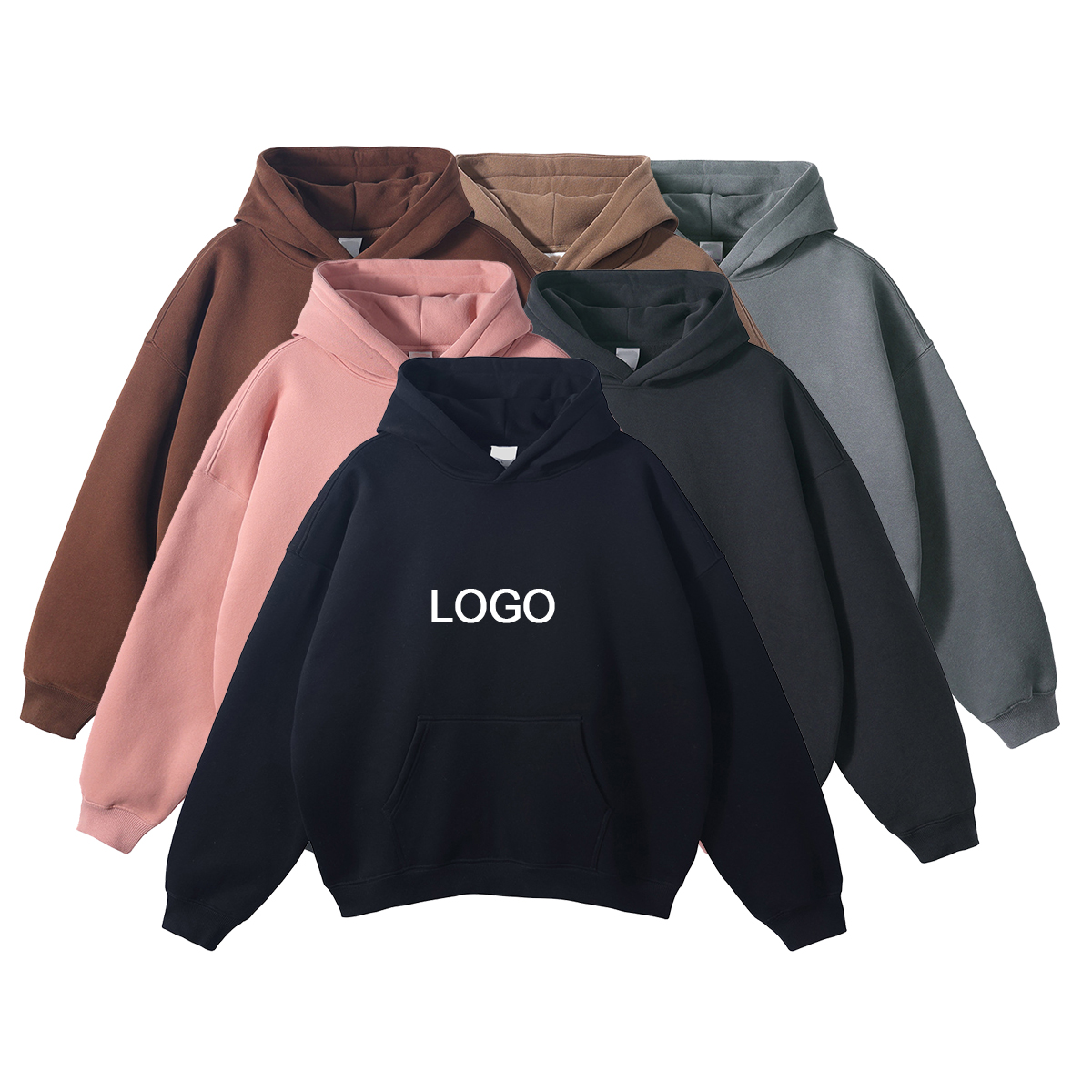 custom 280~600 gsm cotton hoodie with embroidery logo or printing logo